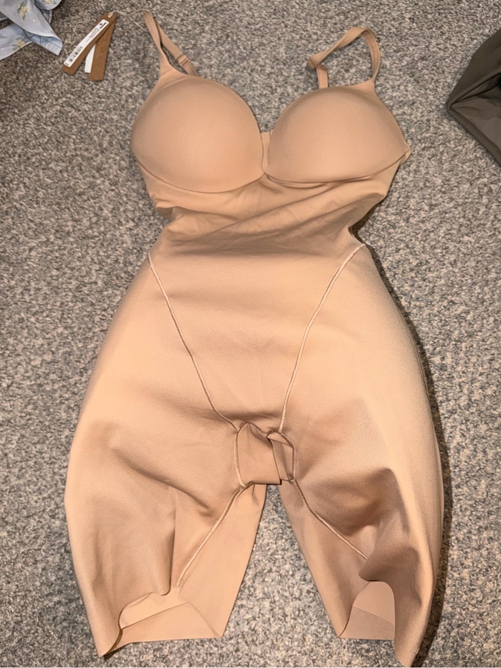 SKIMS Ultimate Body Butt and Hip Pad Mid Thigh Bodysuit